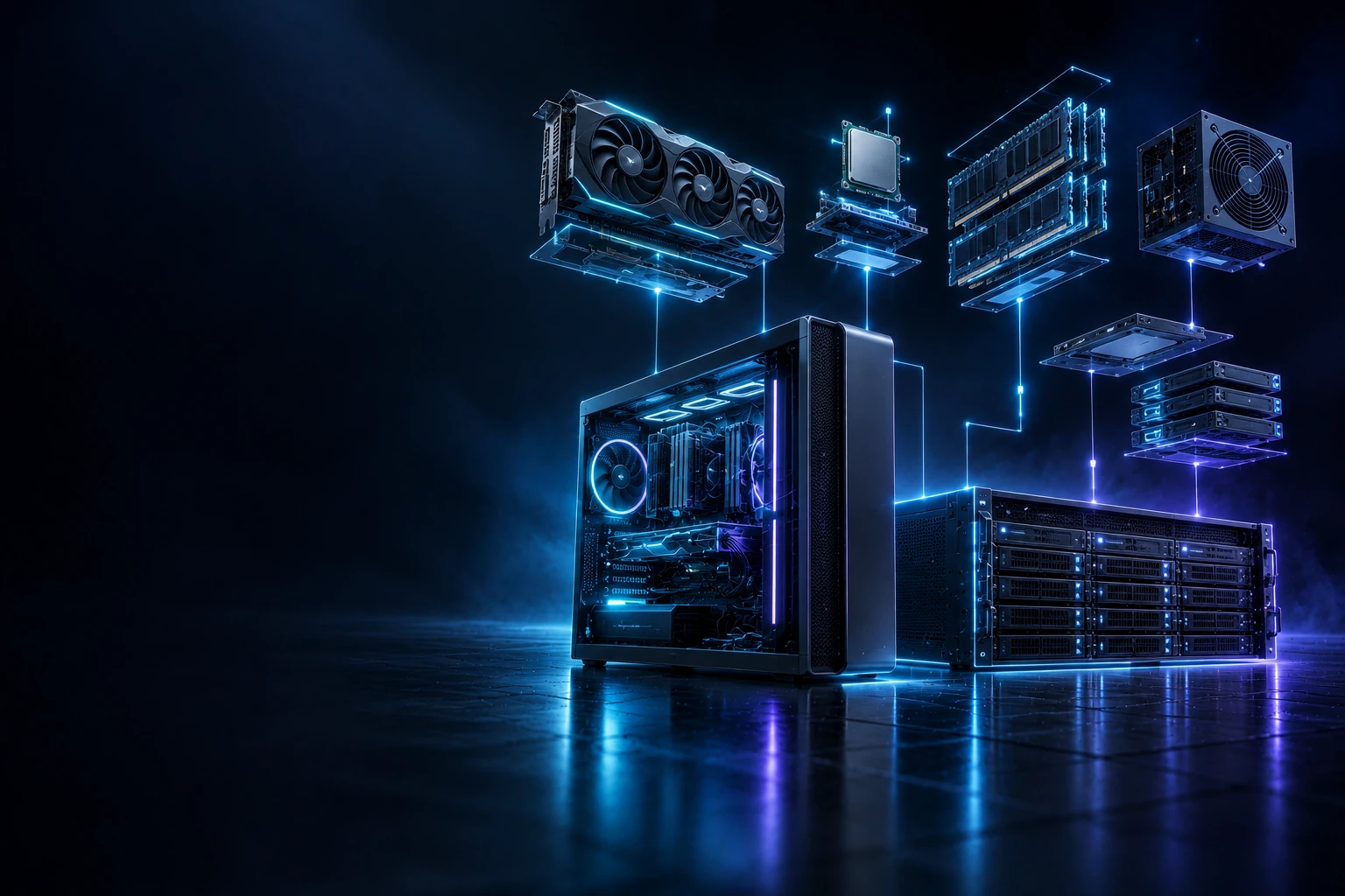 Konfigurierte Server und Workstations